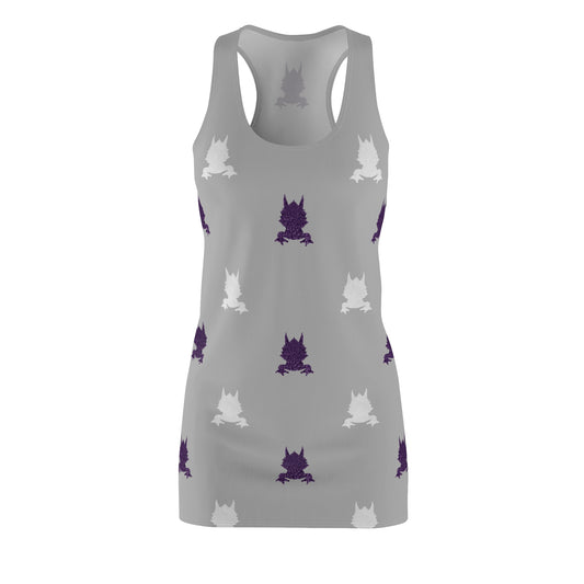 Glitter Horned Frog Print Racerback Dress