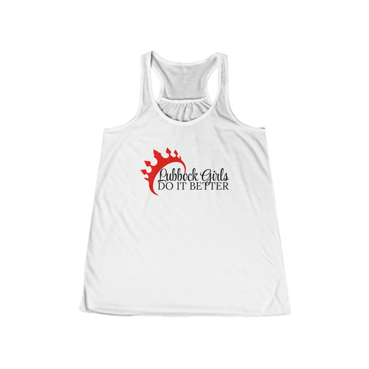 Lubbock Girls, Empowered Women Racerback Tank, Vintage Style Tank Top, Casual Summer Tee, Feminist Gift, Workout Gear, Fun Gift for Her
