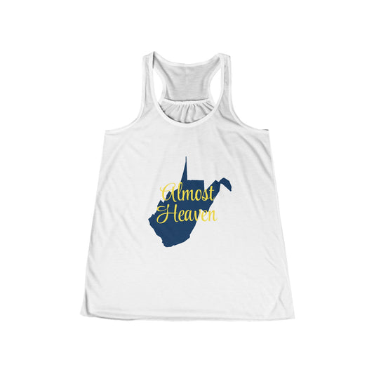 "Almost Heaven" Flowy Raceback Tank