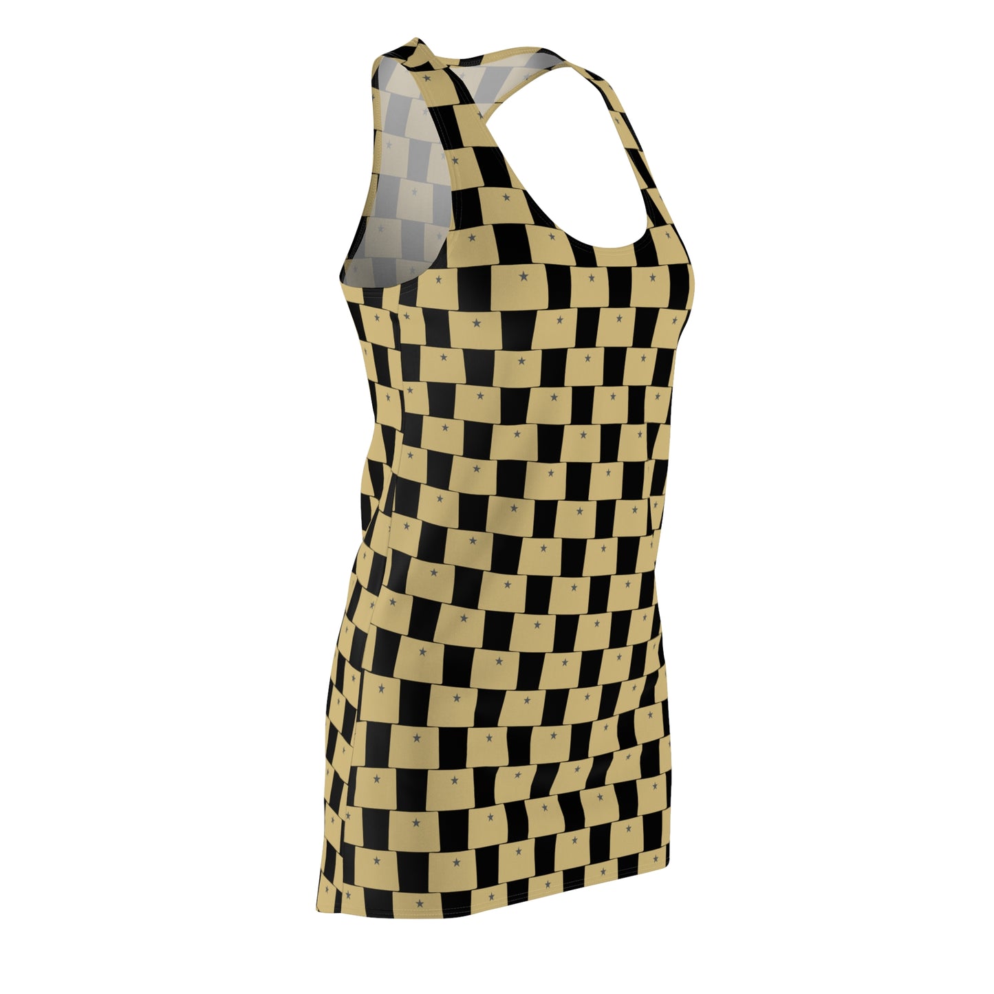 CO Black Print Racerback Dress