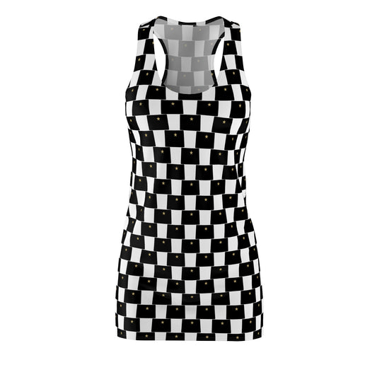 CO White Print Racerback Dress