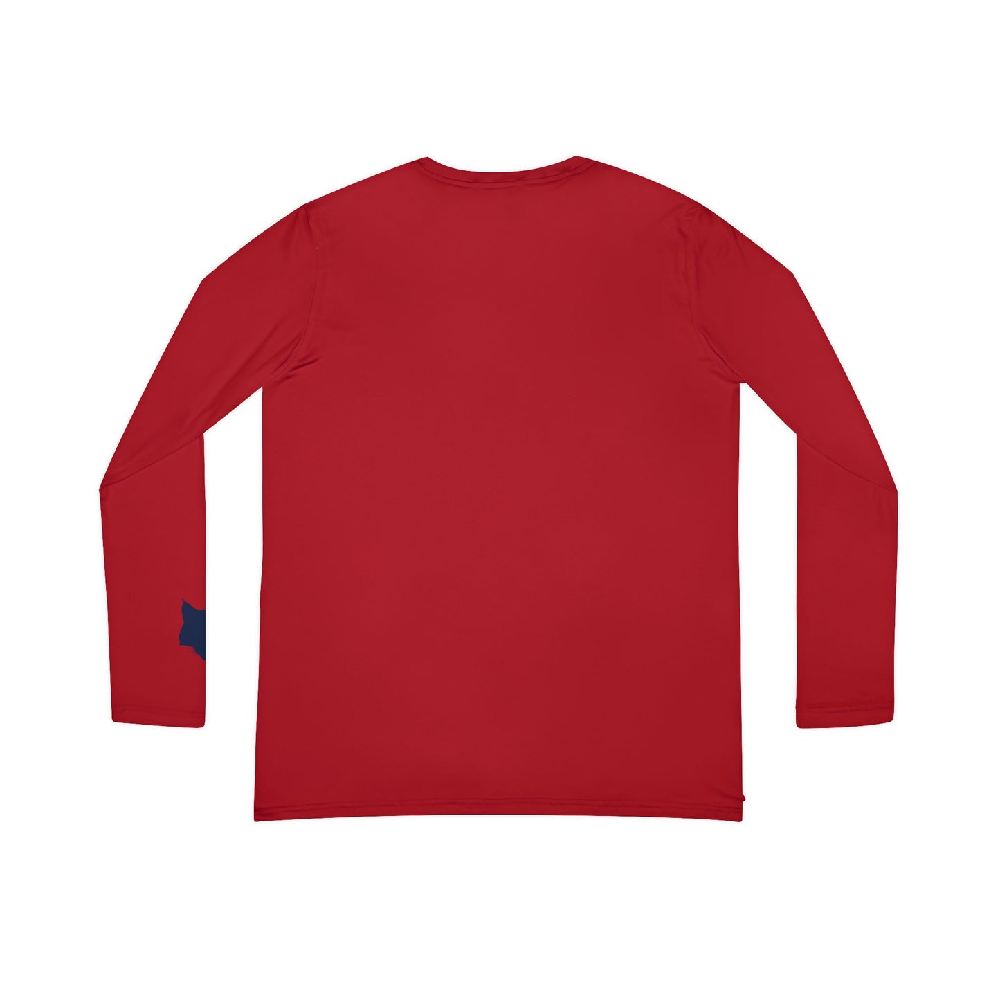 Wildcat Women's Long Sleeve V-Neck Shirt, Red