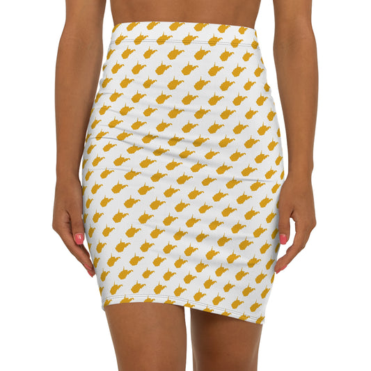 WV Print White, Stylish Women's Mid-Waist Pencil Skirt, Trendy Chic Skirt, Perfect for Casual Outings, Summer Vibes, Birthday Gift, Everyday Wear, [...]