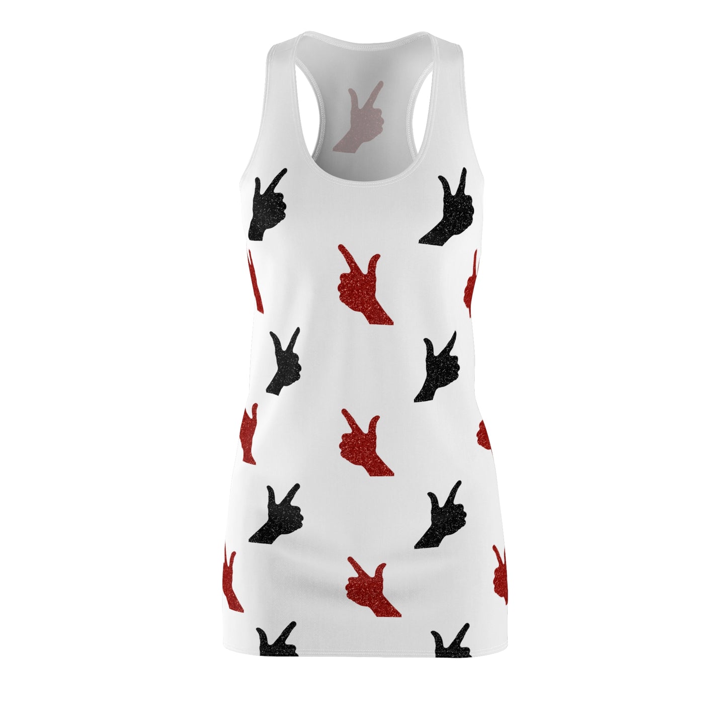 Glitter Guns Up Racerback Dress