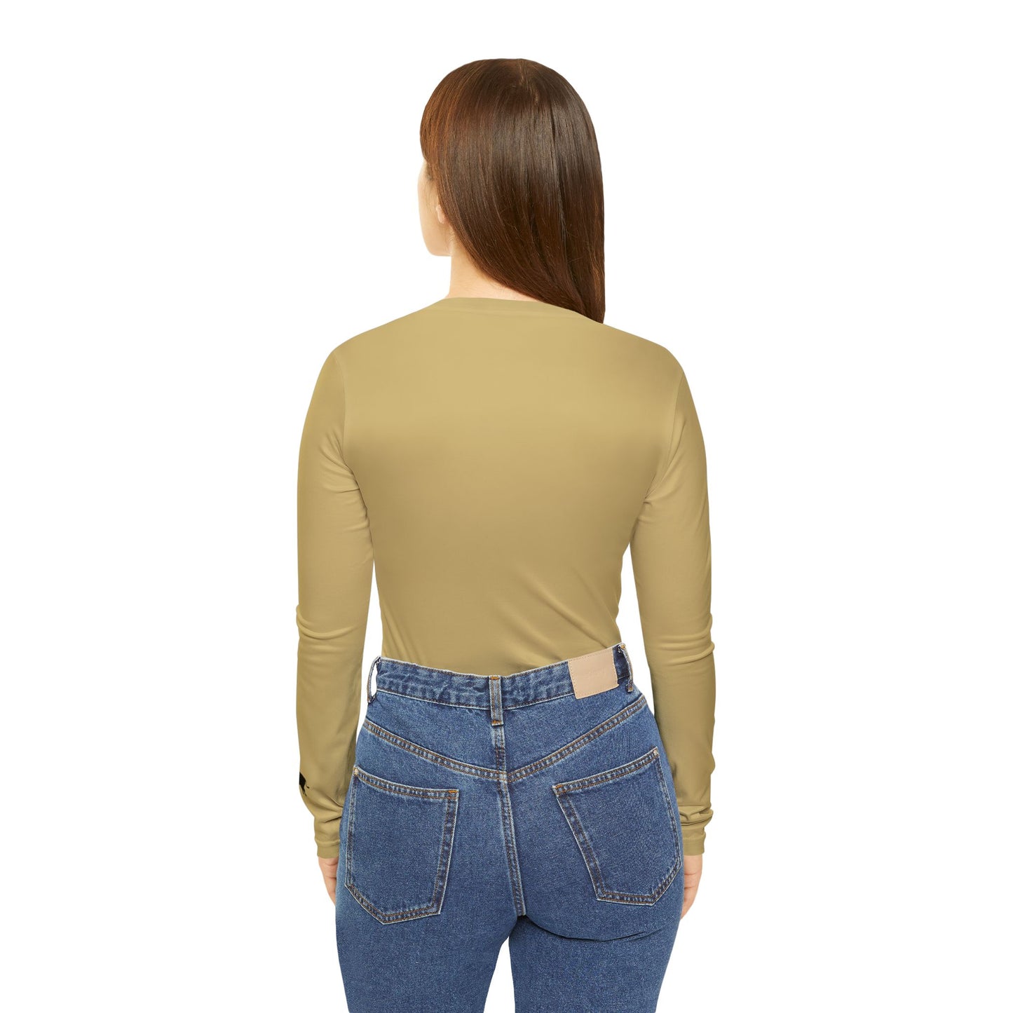 Buffalo Women's Long Sleeve V-Neck Shirt, Gold