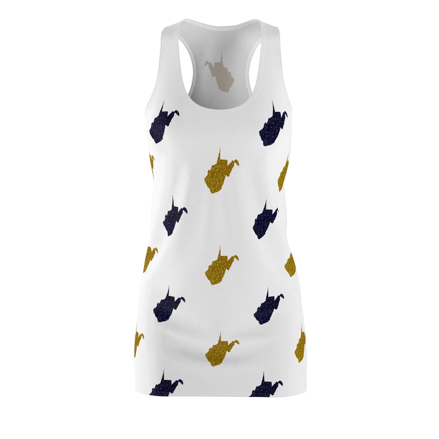 Glitter WV Print Racerback Dress