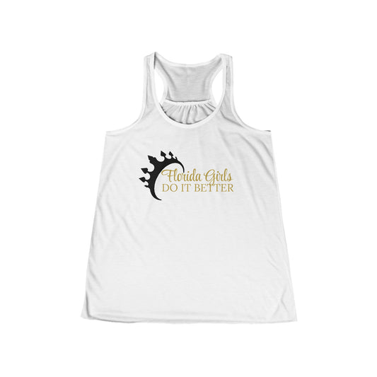 "Florida Girls Do It Better" Flowy Racerback Tank