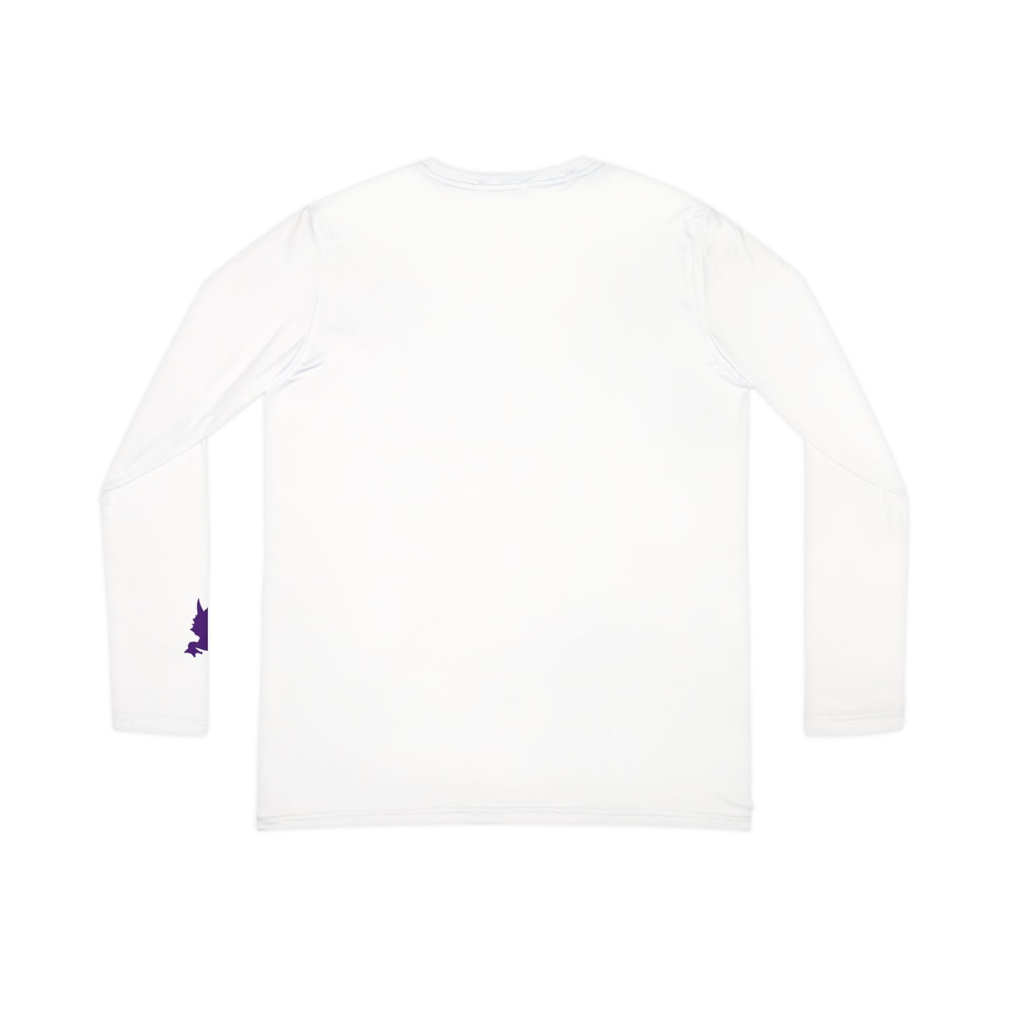 Horned Frog Women's Long Sleeve V-Neck Shirt, White