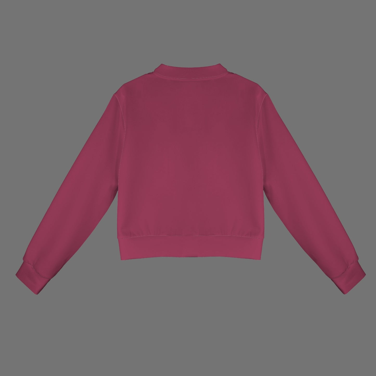 Maroon Trident Bomber Jacket