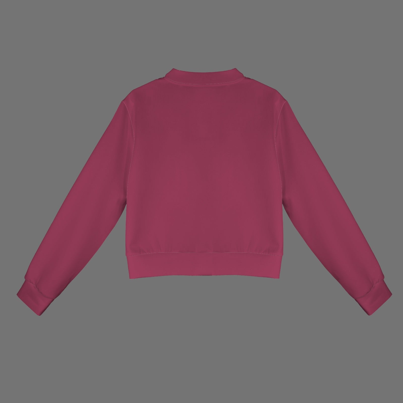 Maroon Trident Bomber Jacket