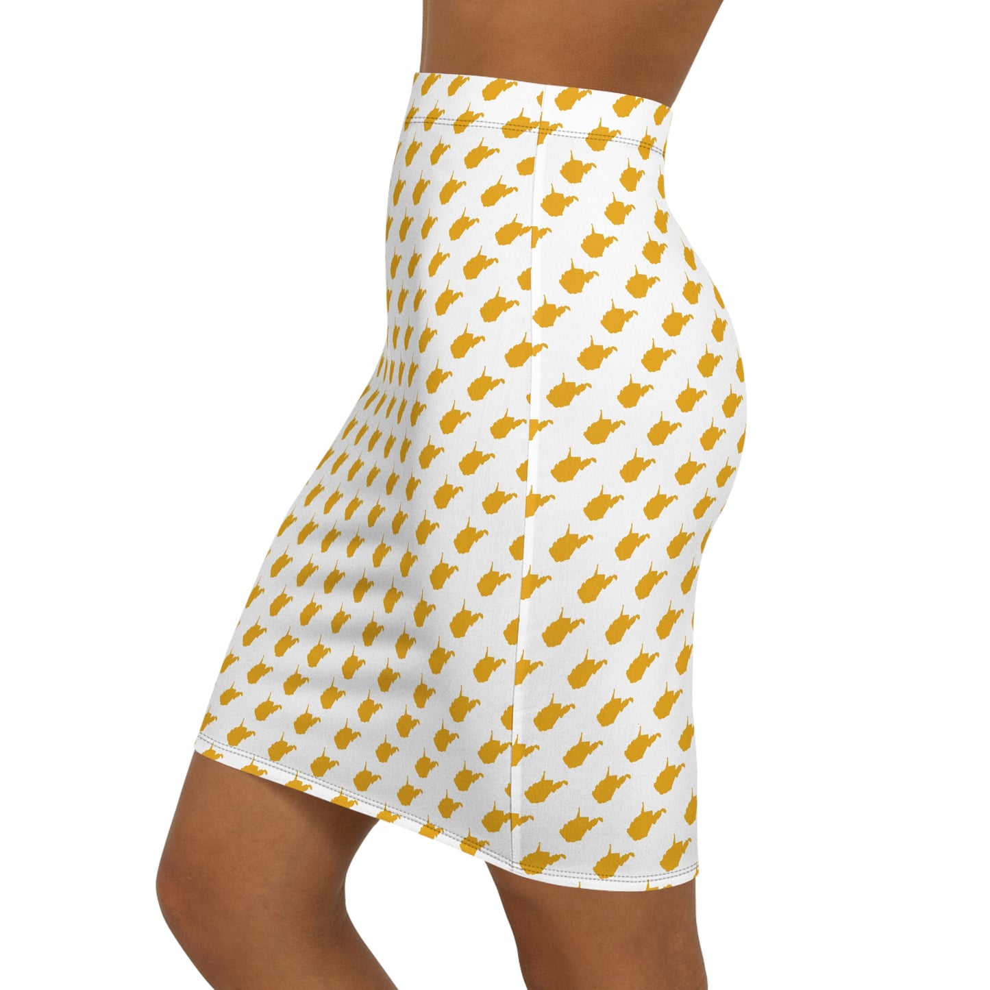 WV Print White, Stylish Women's Mid-Waist Pencil Skirt, Trendy Chic Skirt, Perfect for Casual Outings, Summer Vibes, Birthday Gift, Everyday Wear, [...]