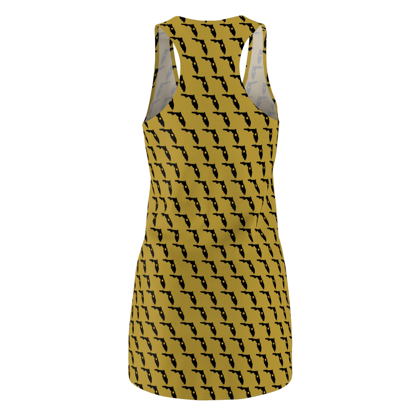 FL Gold Print Women’s Racerback Dress