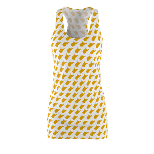 WV White Print Racerback Dress