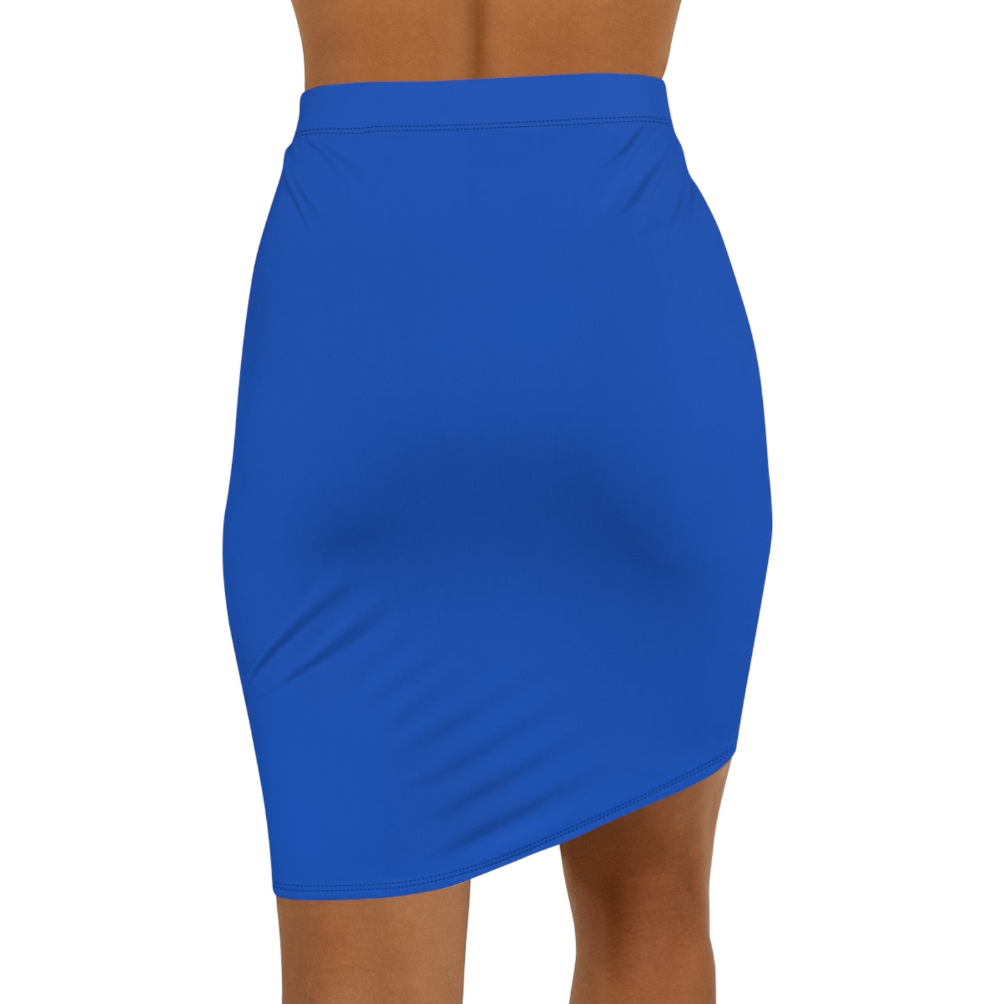 Lawrence Blue Women's Mid-Waist Pencil Skirt