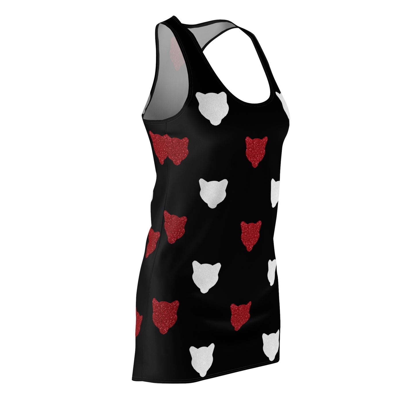 Houston Glitter Cougar Trendy Women's Racerback Dress