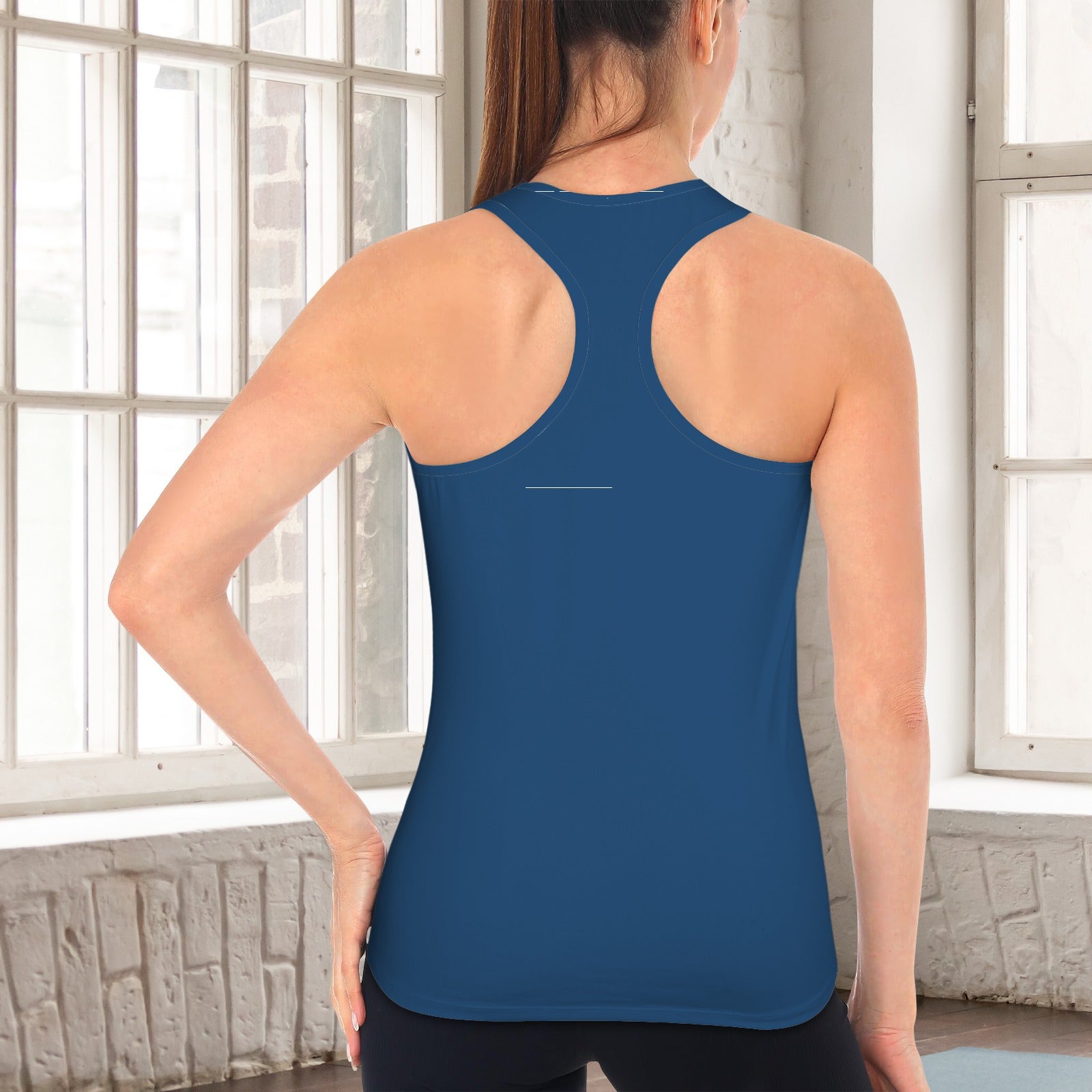 Blue Cougar Racerback Sports Top