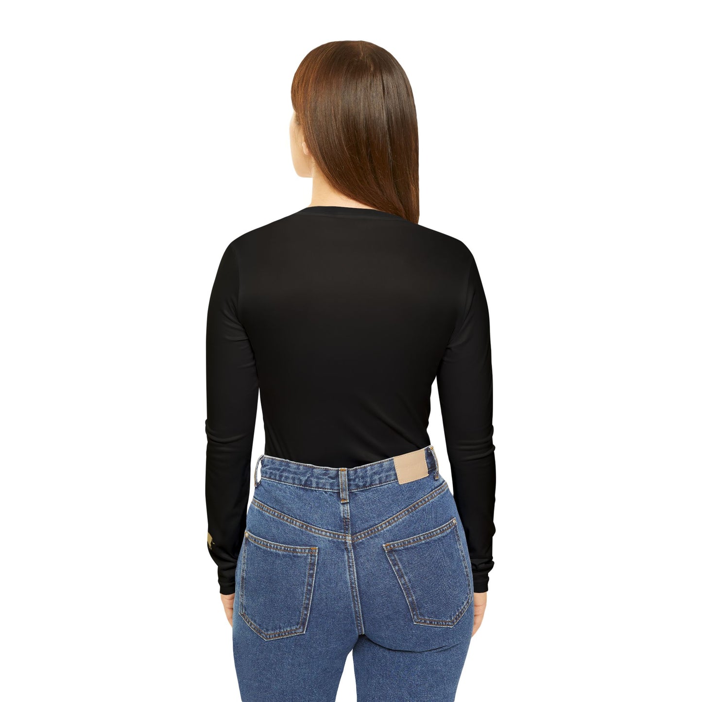 Buffalo Women's Long Sleeve V-Neck Shirt, Black