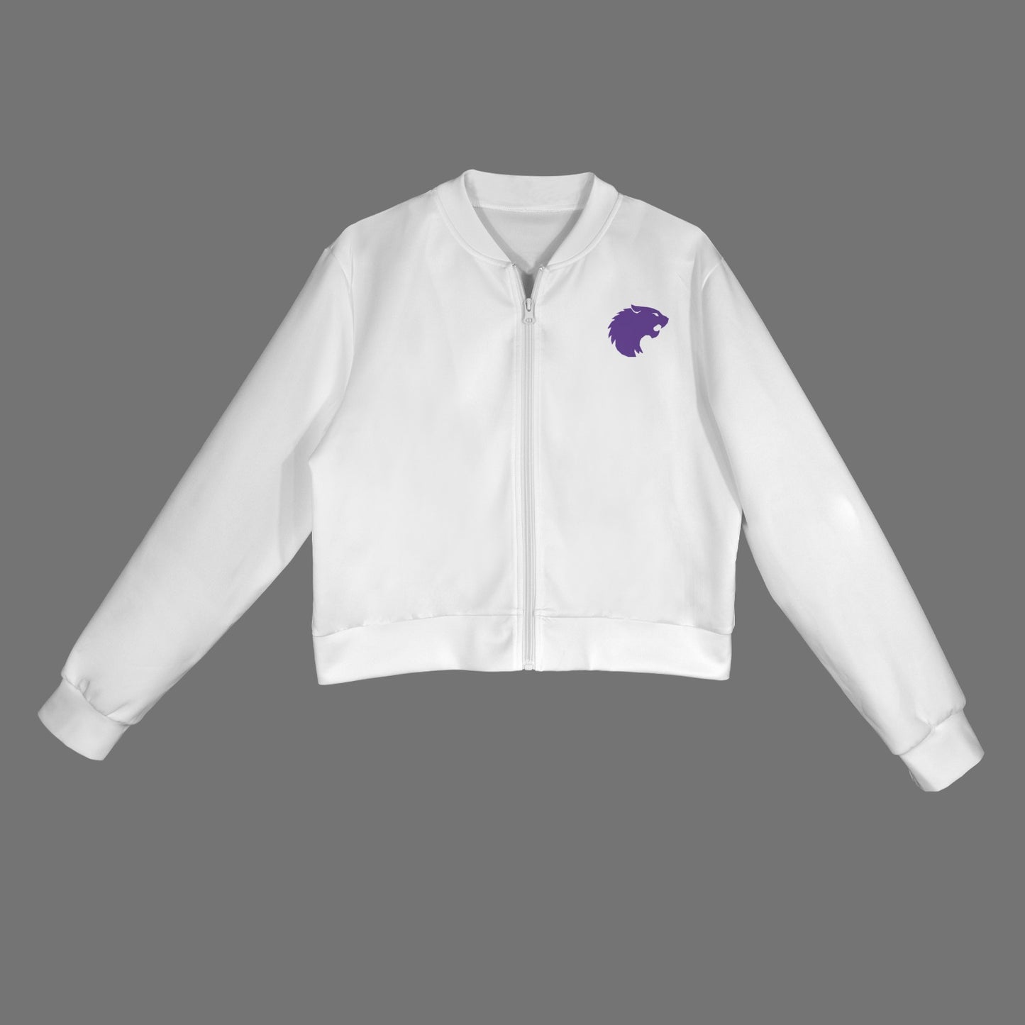White Wildcat Bomber Jacket