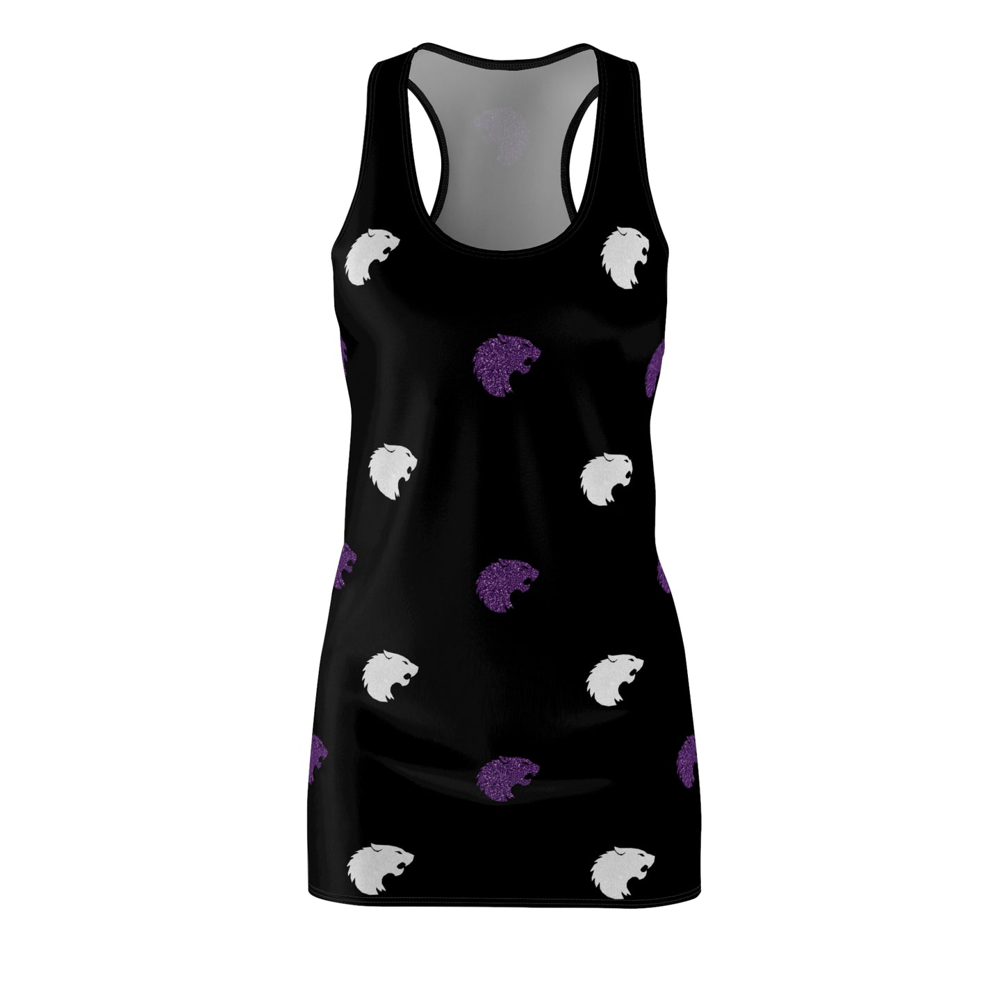 Glitter Wildcat Women's Racerback Dress