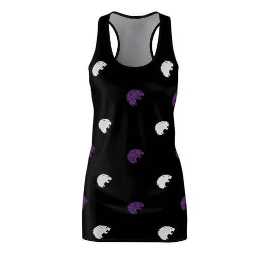 Glitter Wildcat Women's Racerback Dress