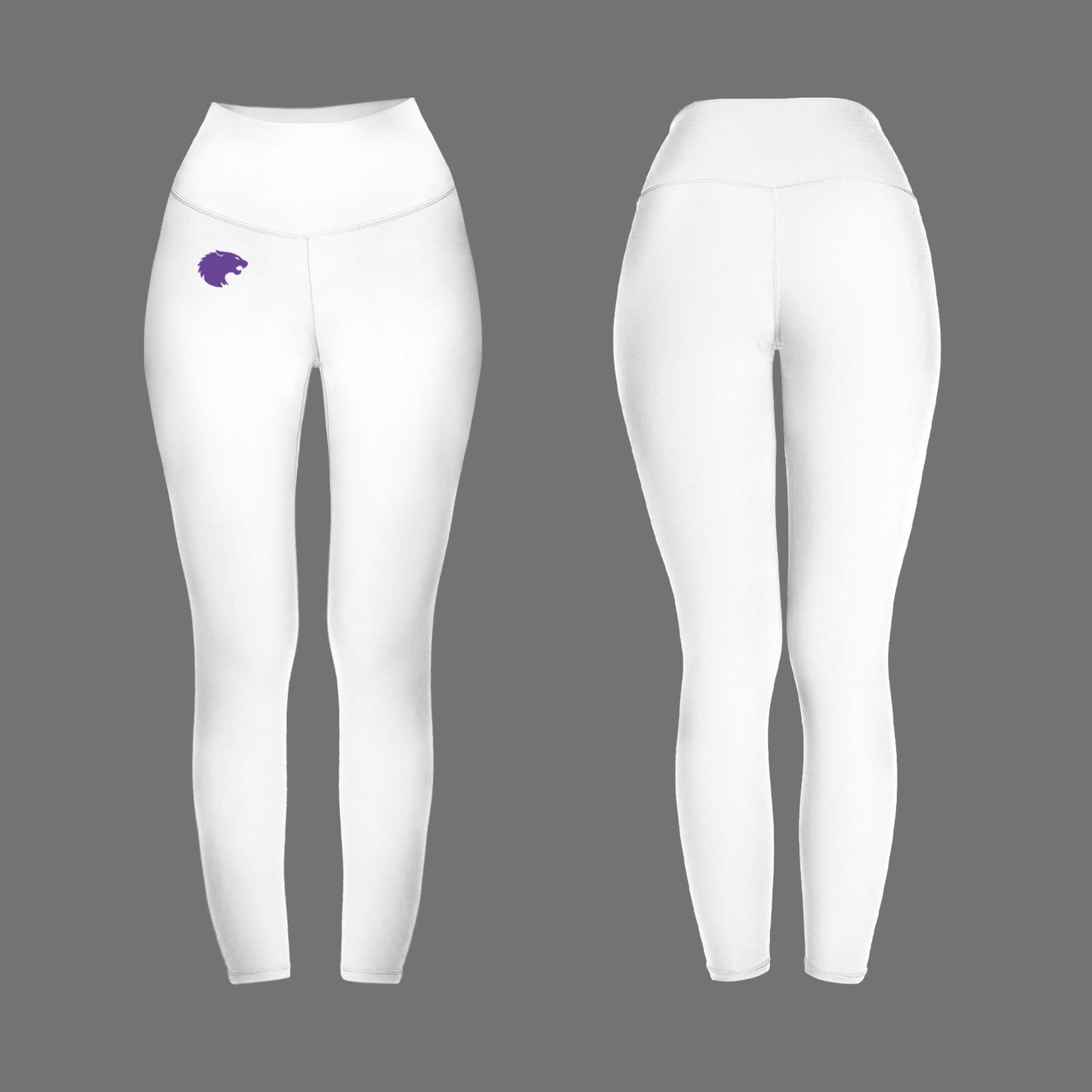 White Wildcat Active Leggings