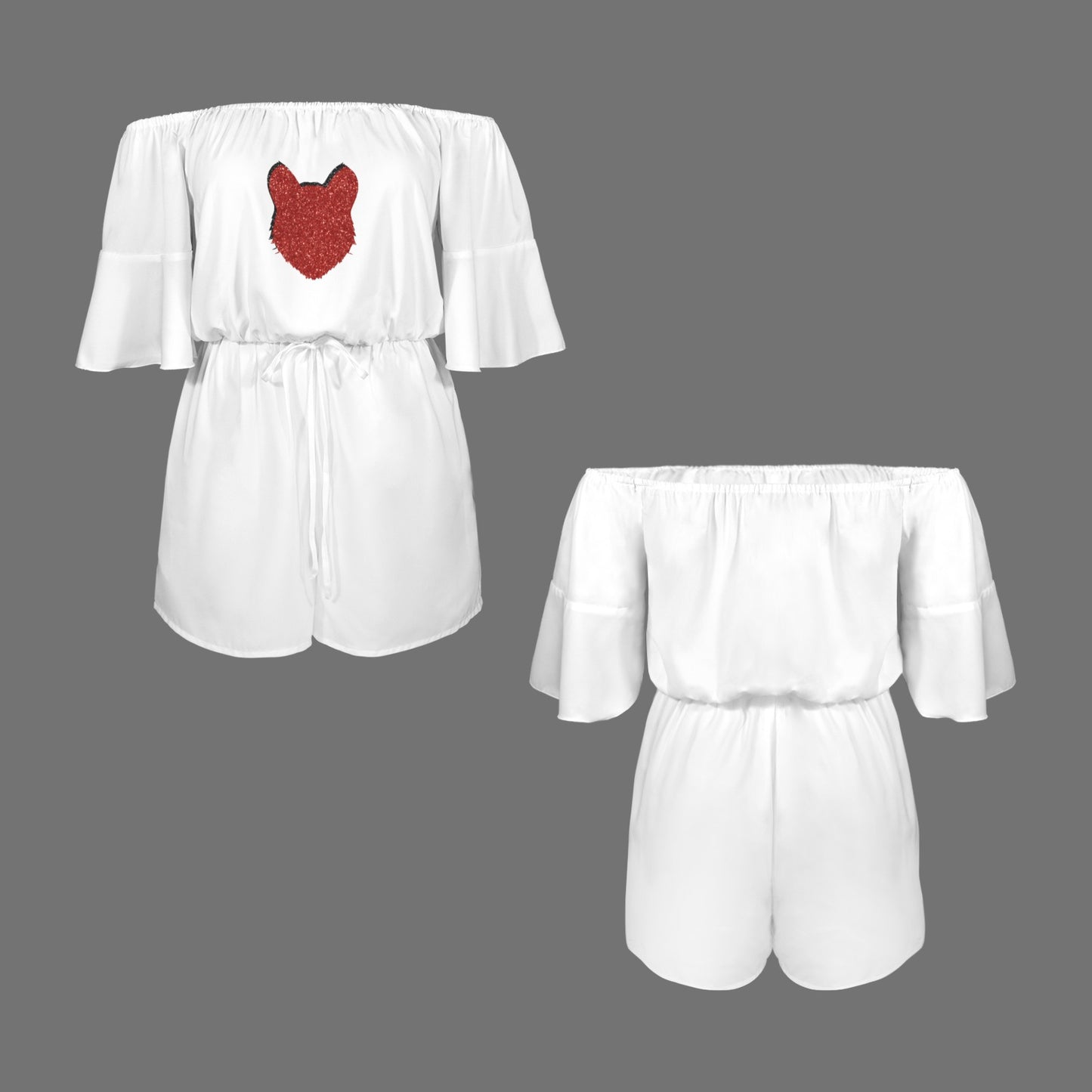 Cincinnati Glitter Bearcat Romper