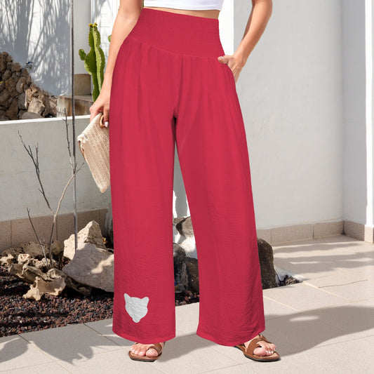 Glitter Cougar Pants, Red