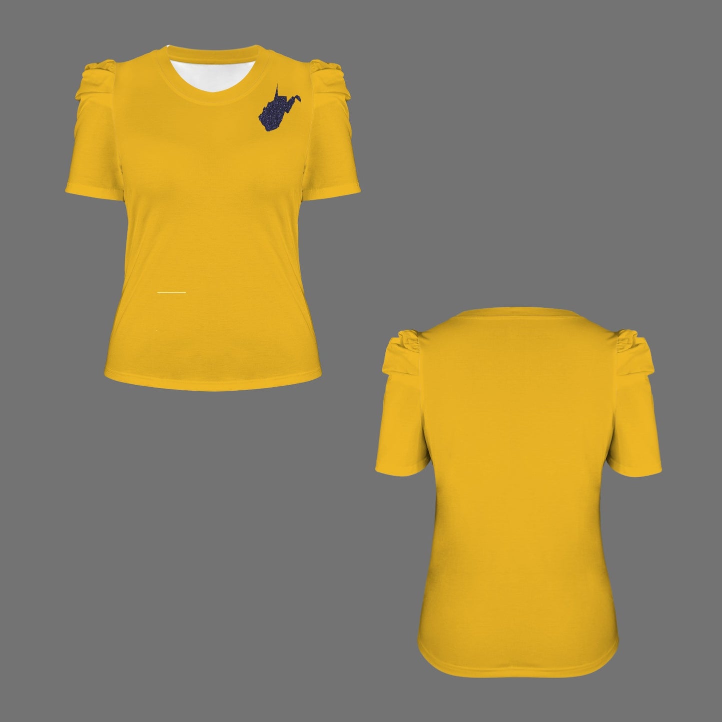 Glitter WV Top, Gold