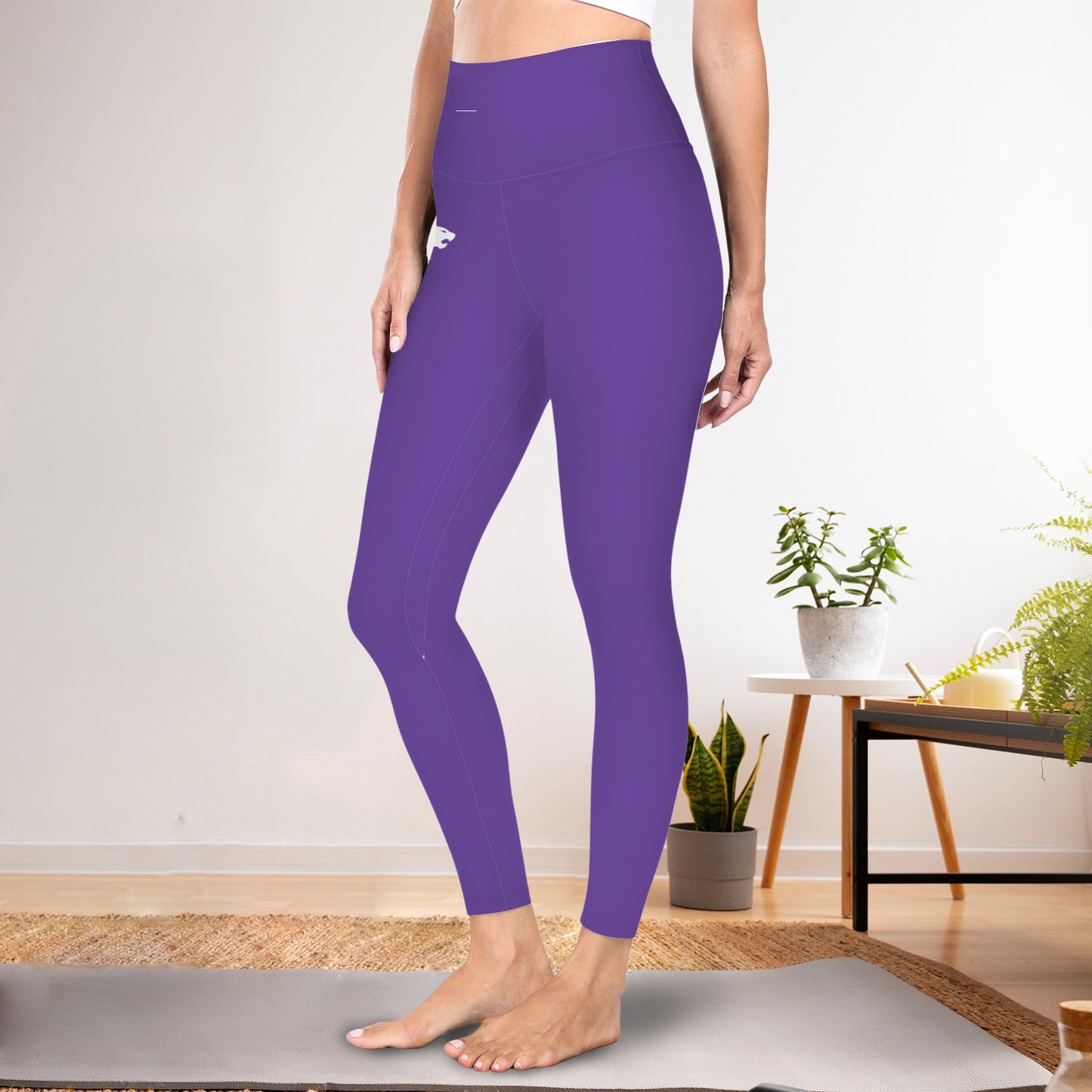 Purple Wildcat Active Leggings