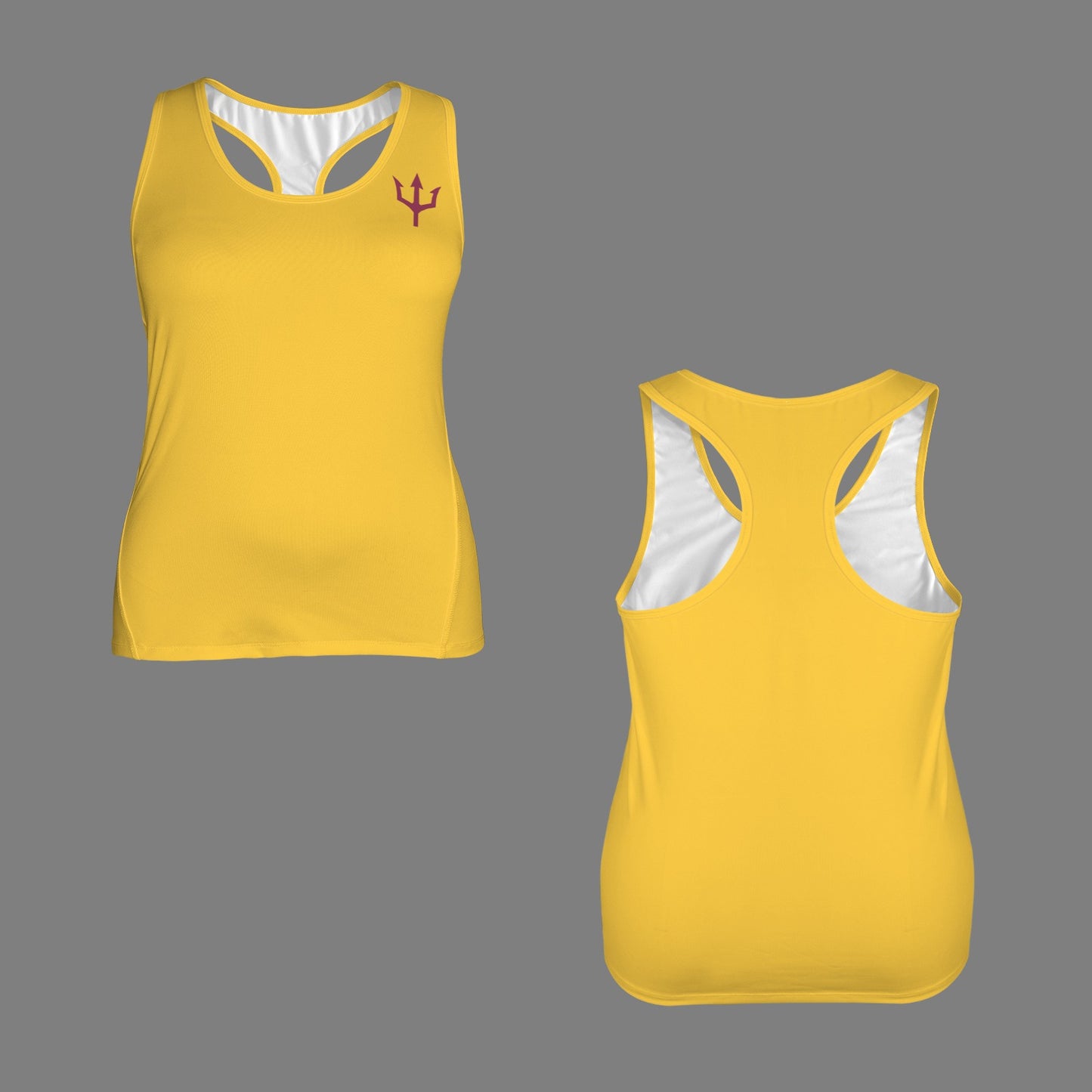 Gold Trident Racerback Sports Top