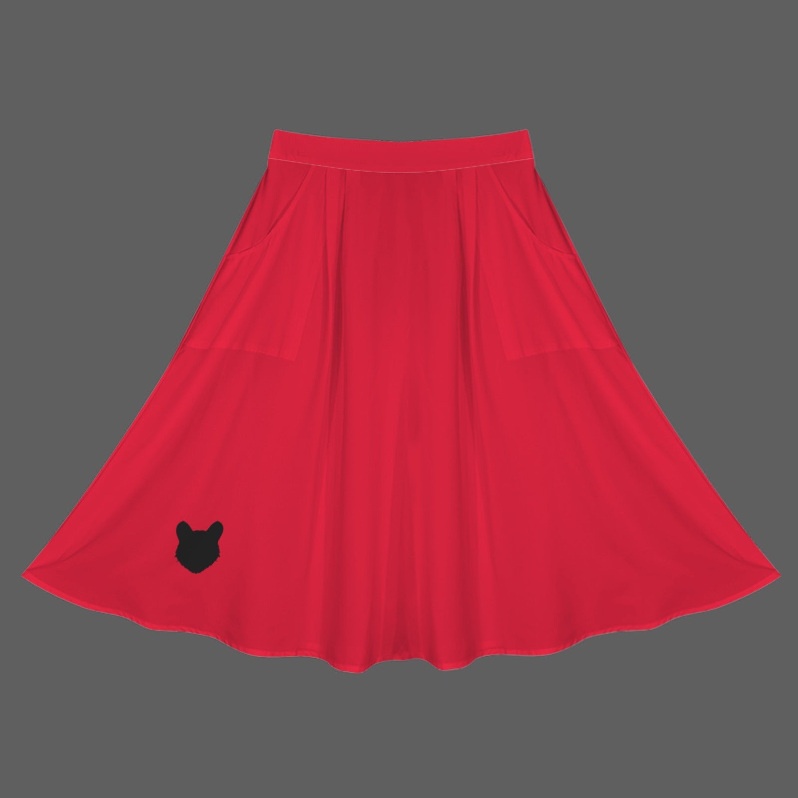 Bearcat Maxi Skirt, Red