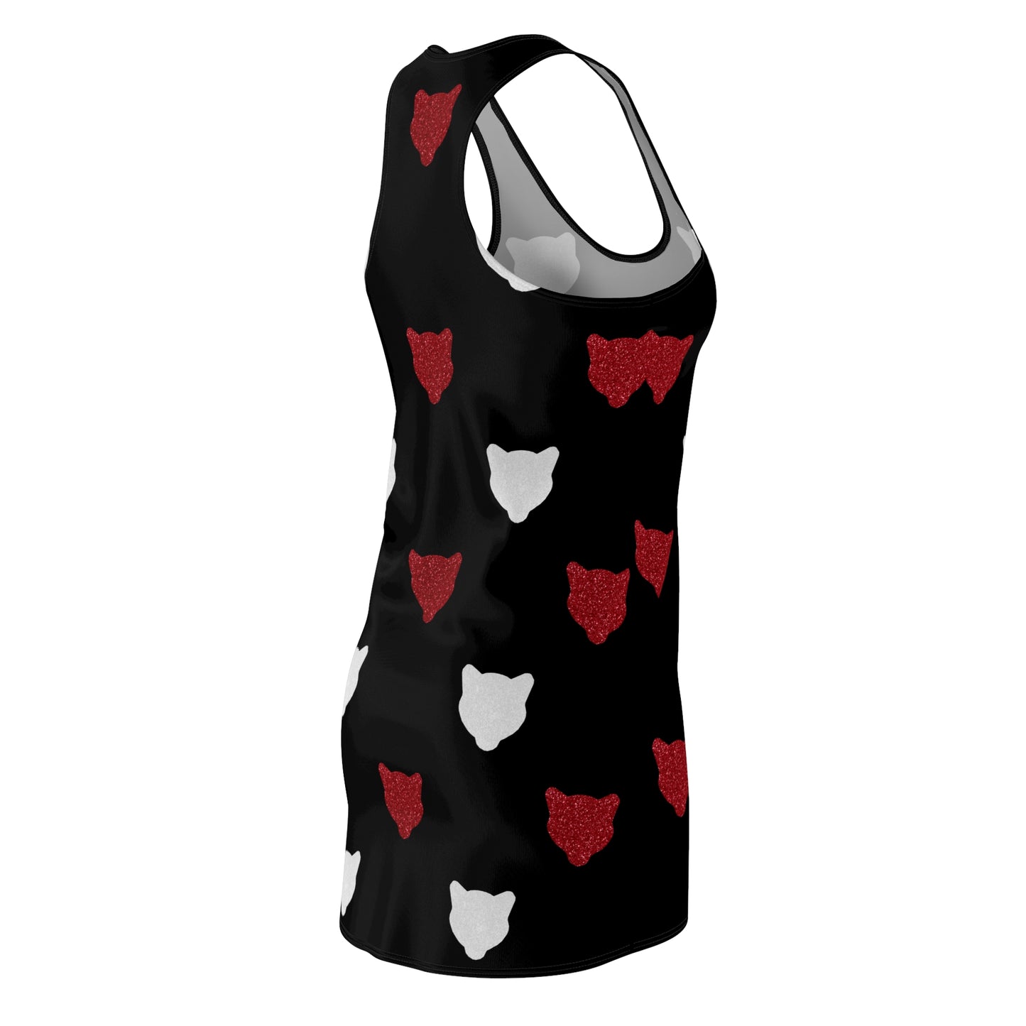 Houston Glitter Cougar Trendy Women's Racerback Dress