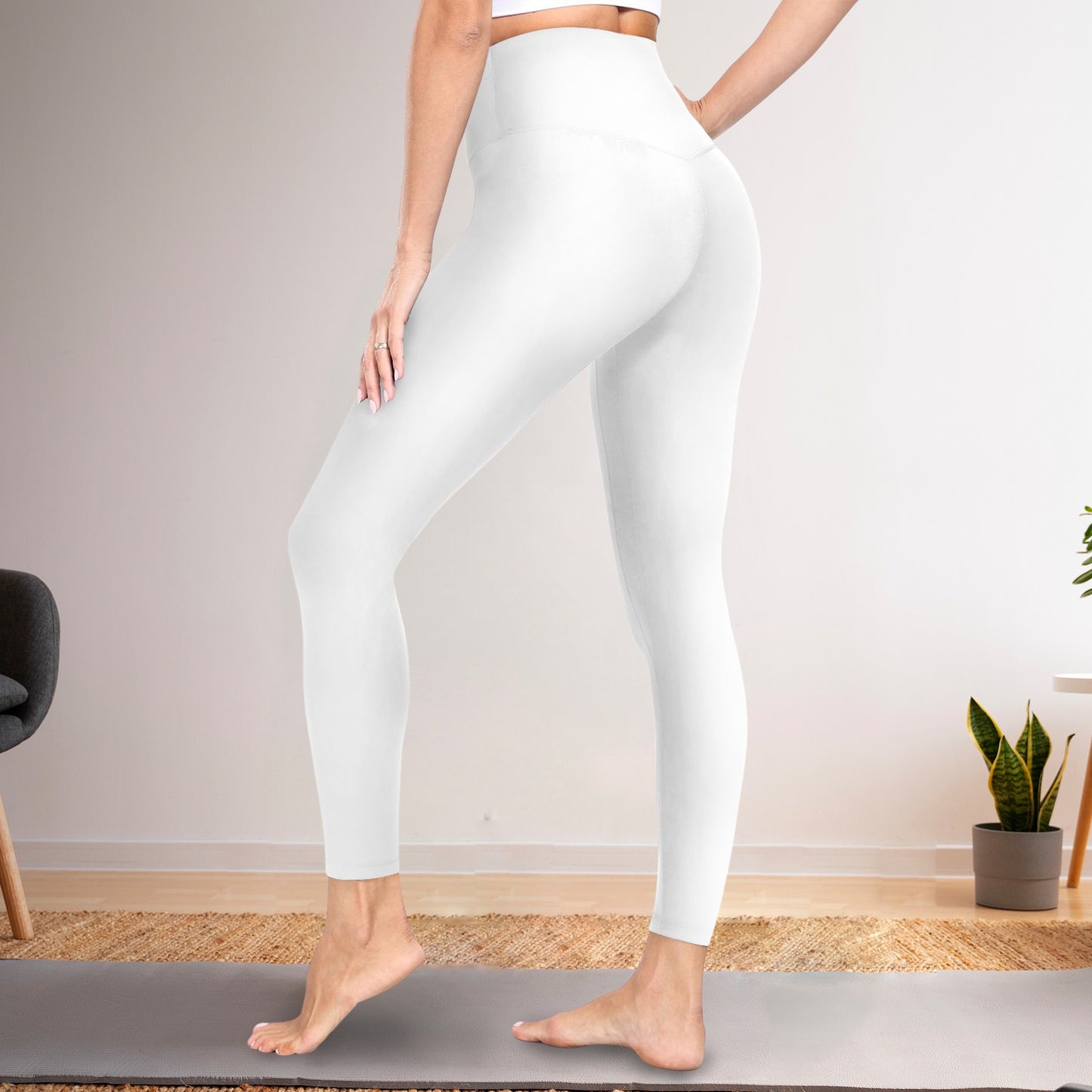 White Cougar Active Leggings
