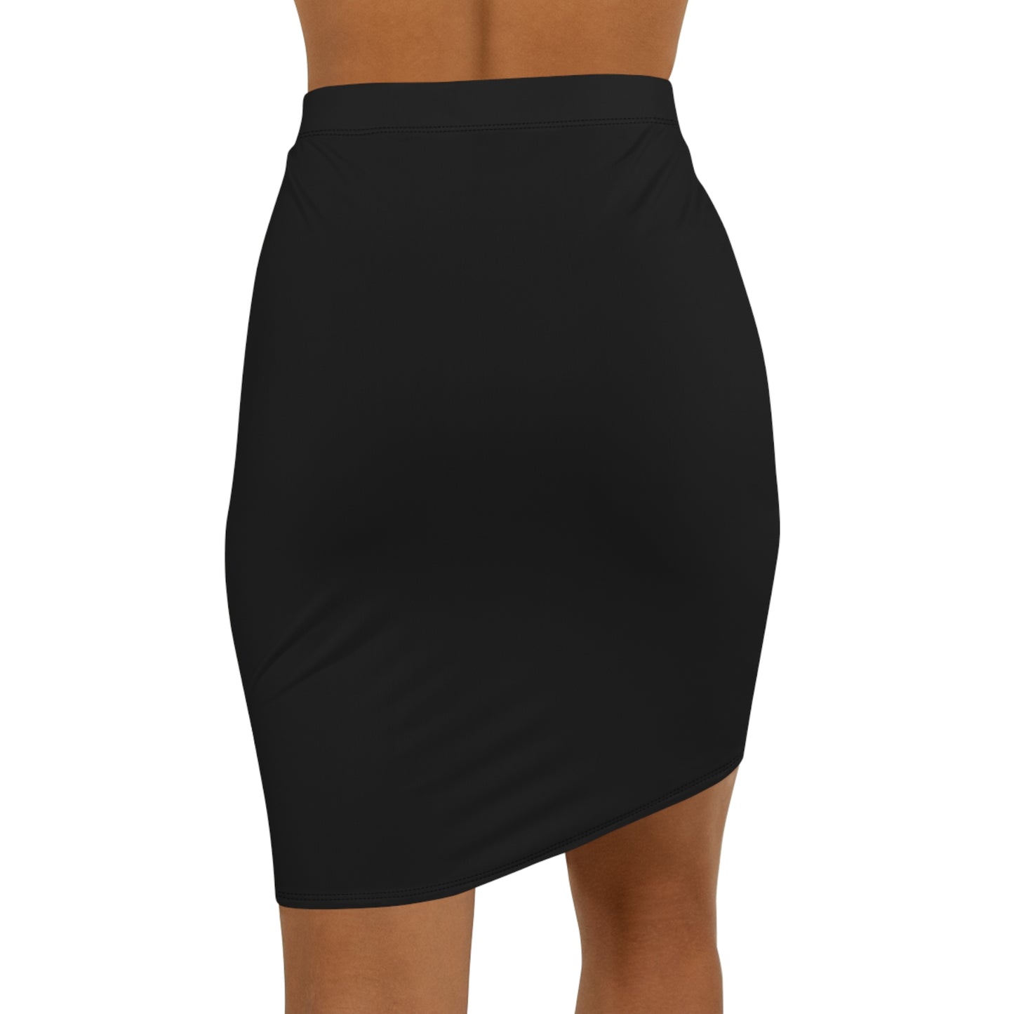 Conference Black Women's Mid-Waist Pencil Skirt