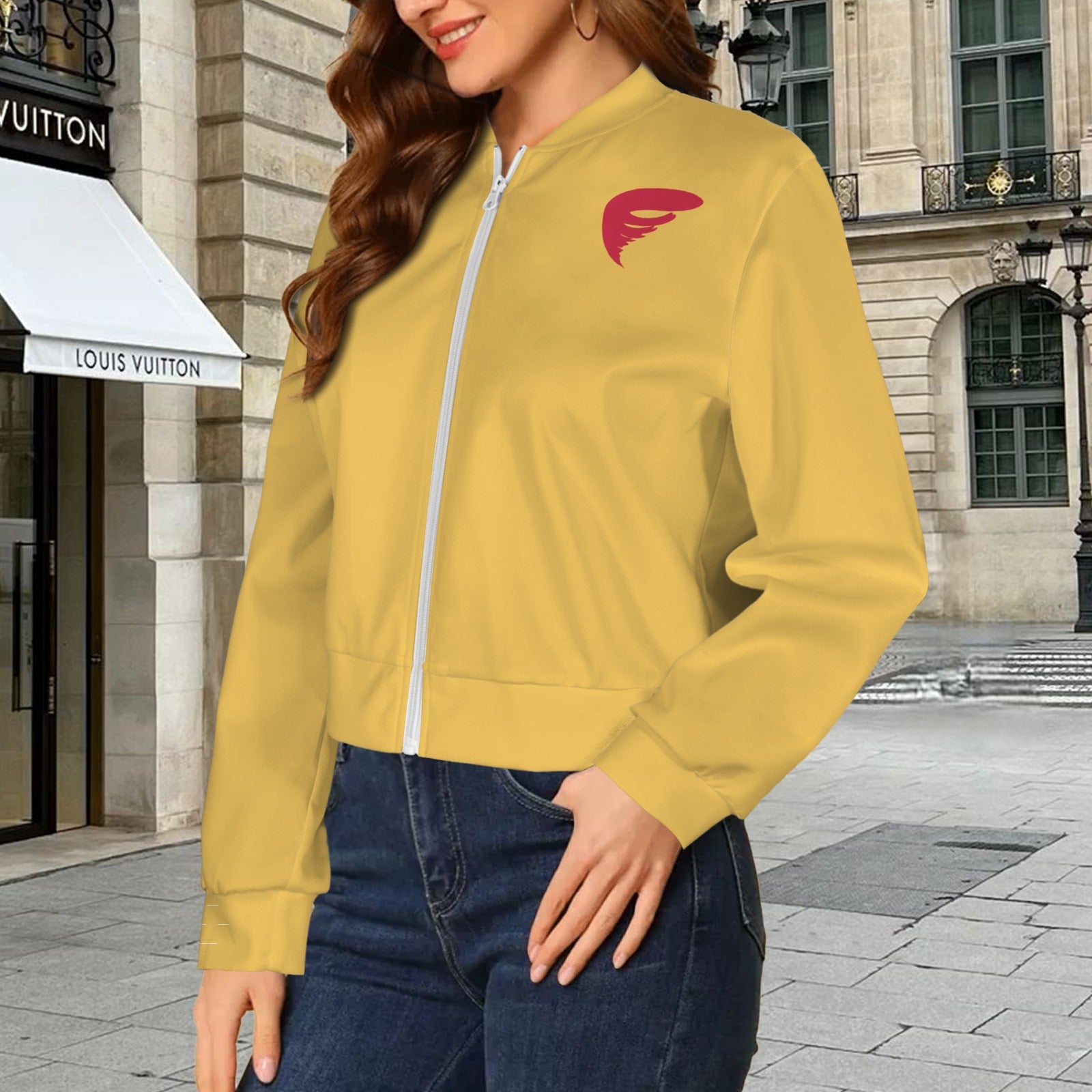 Gold Cyclone Bomber Jacket