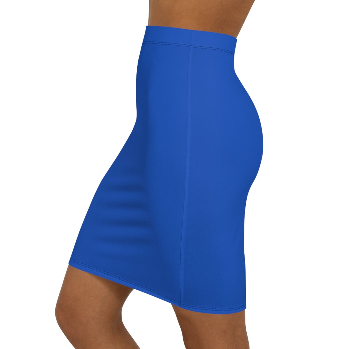 Lawrence Blue Women's Mid-Waist Pencil Skirt