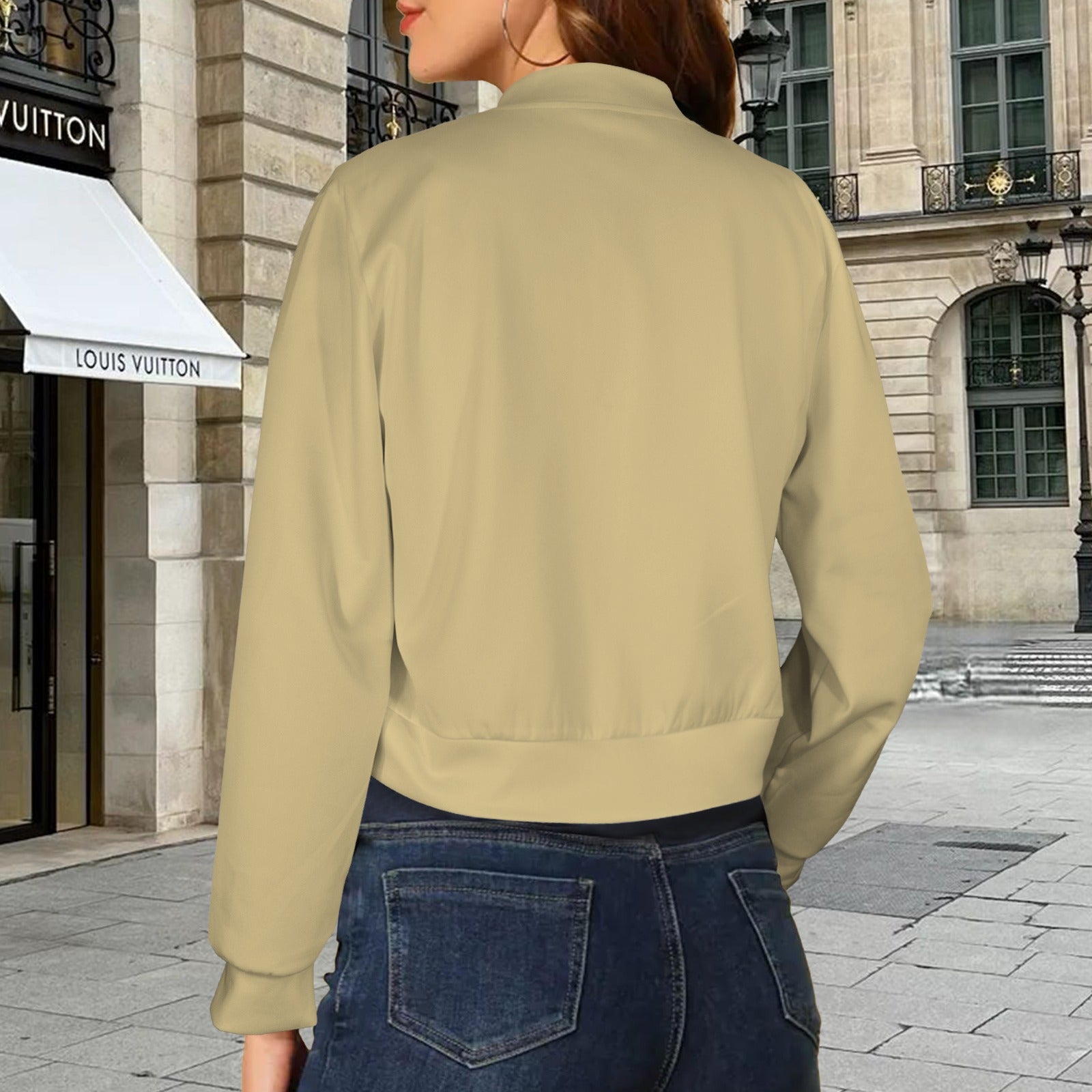 Gold Buffalo Bomber Jacket