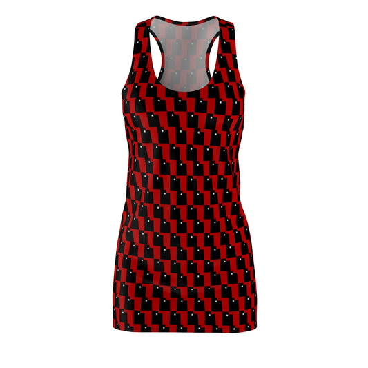UT Red Print Racerback Dress