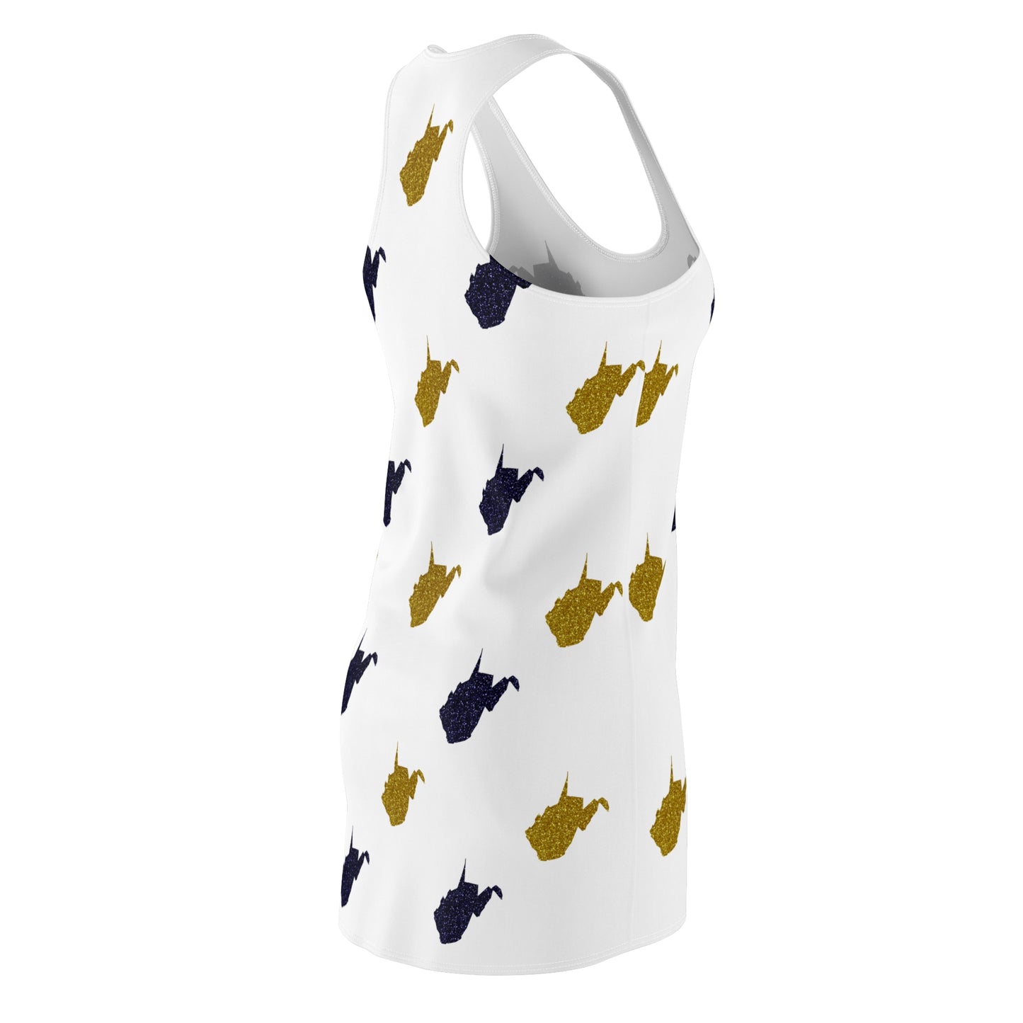 Glitter WV Print Racerback Dress