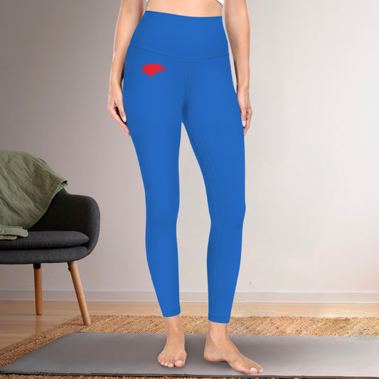 Blue Jayhawk Active Leggings