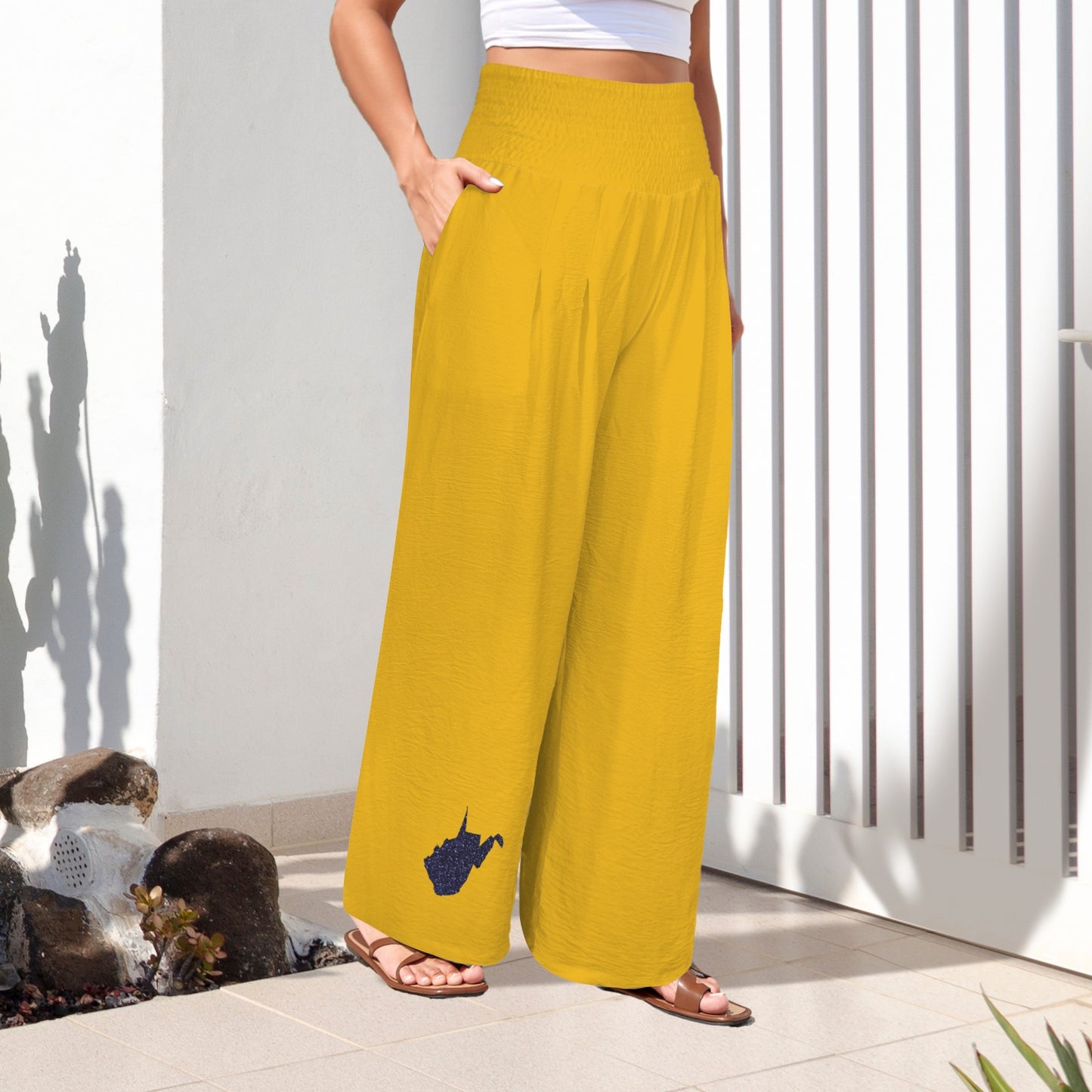 Glitter WV Pants, Gold