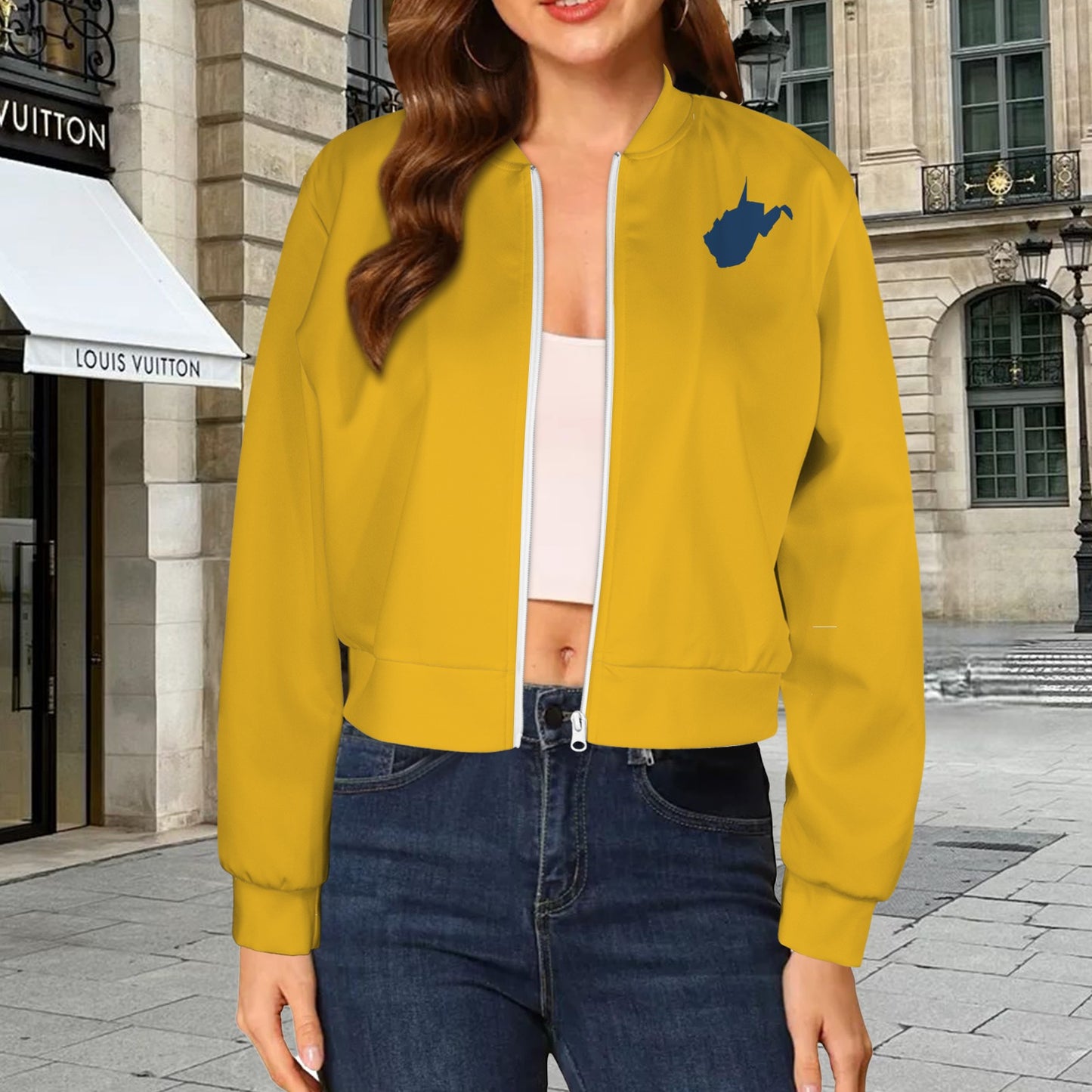 Gold WV Bomber Jacket