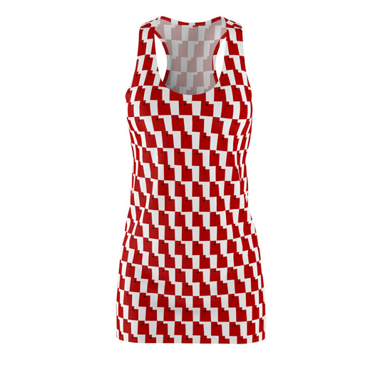 UT White Print Racerback Dress