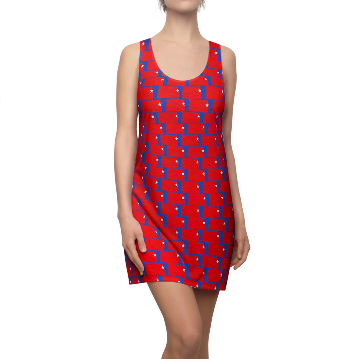 KS Blue Print Women's Racerback Dress