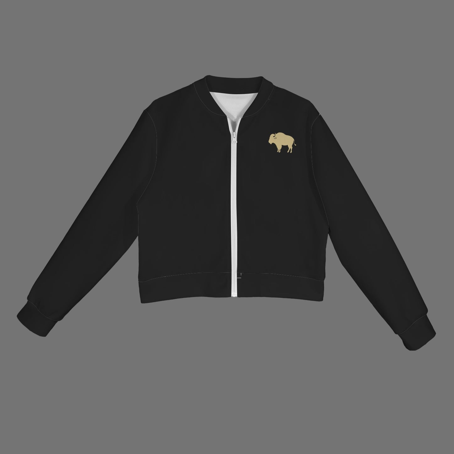 Black Buffalo Bomber Jacket