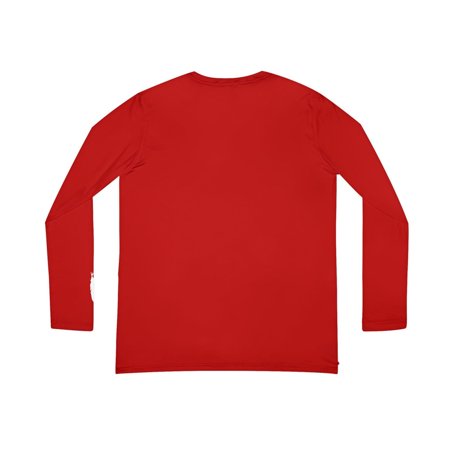 Feather Women's Long Sleeve V-Neck Shirt, Red
