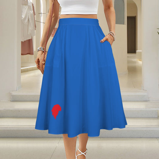 Jayhawk Maxi Skirt, Blue