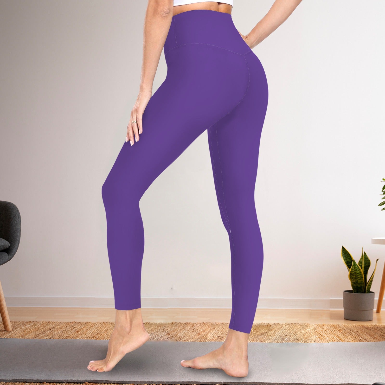 Purple Wildcat Active Leggings