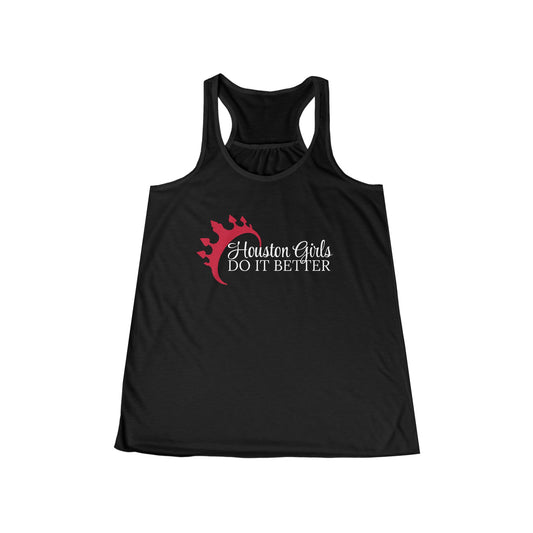 Houston Girls Flowy Racerback Tank