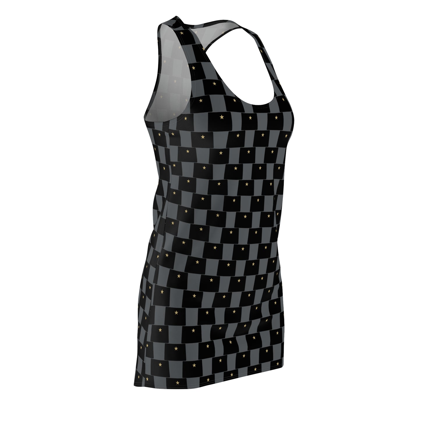 CO Gray Print Women's Racerback Dress